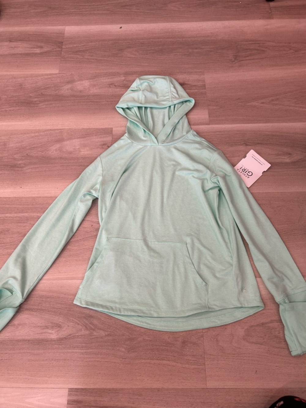 Athleta Girl Light Mint Pullover Hoodie